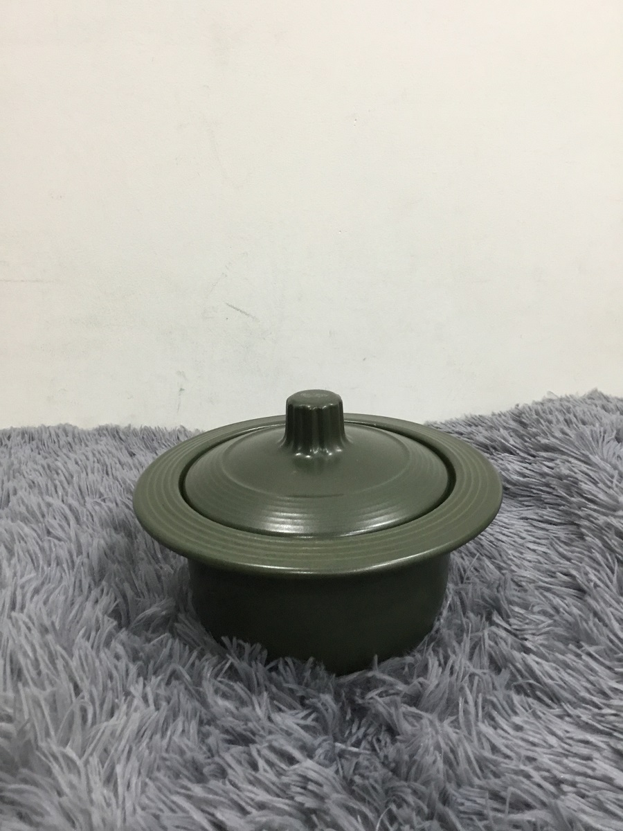 Nồi dưỡng sinh vành tròn 1.0 lít+ nắp núm liền - healthycook - gốm sứ minh long i