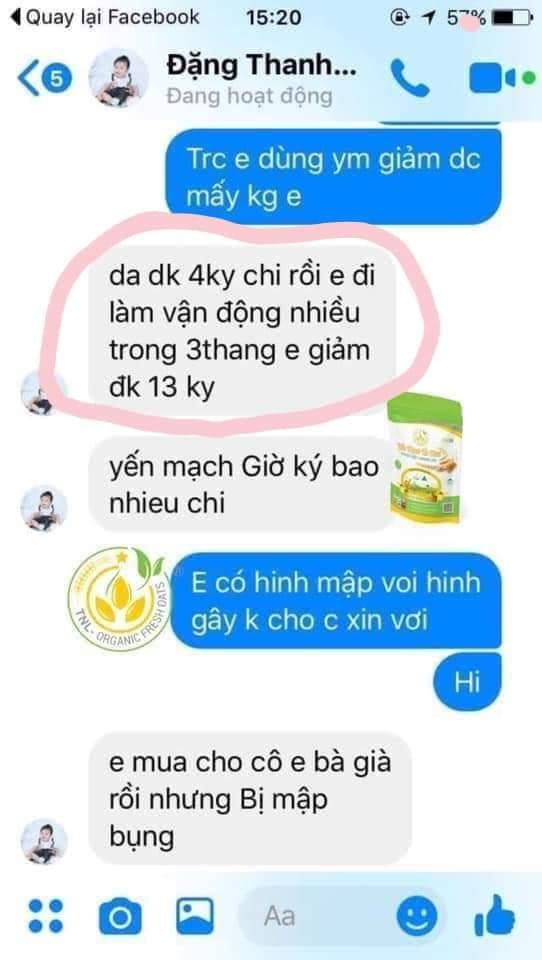 combo 5kg yến mạch tươi giảm cân