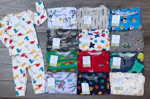 Combo 3 Bộ Dài Tay carter size 6-10kg - bbzdt