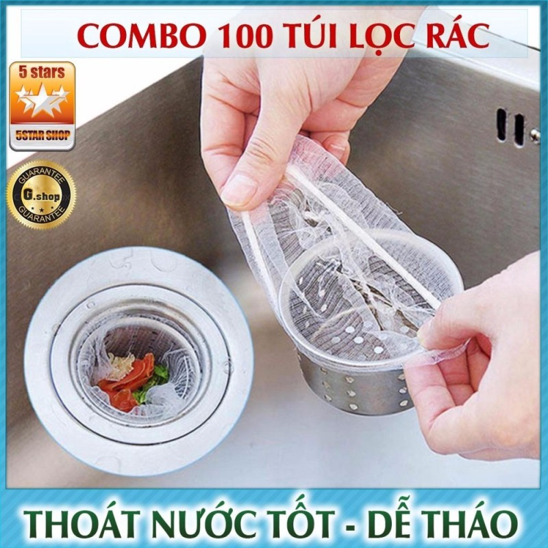 Bảng giá Combo 100 - 500 Túi Lọc Rác, Thức Ăn Thừa Thông Minh Cho Bồn Rửa Bát