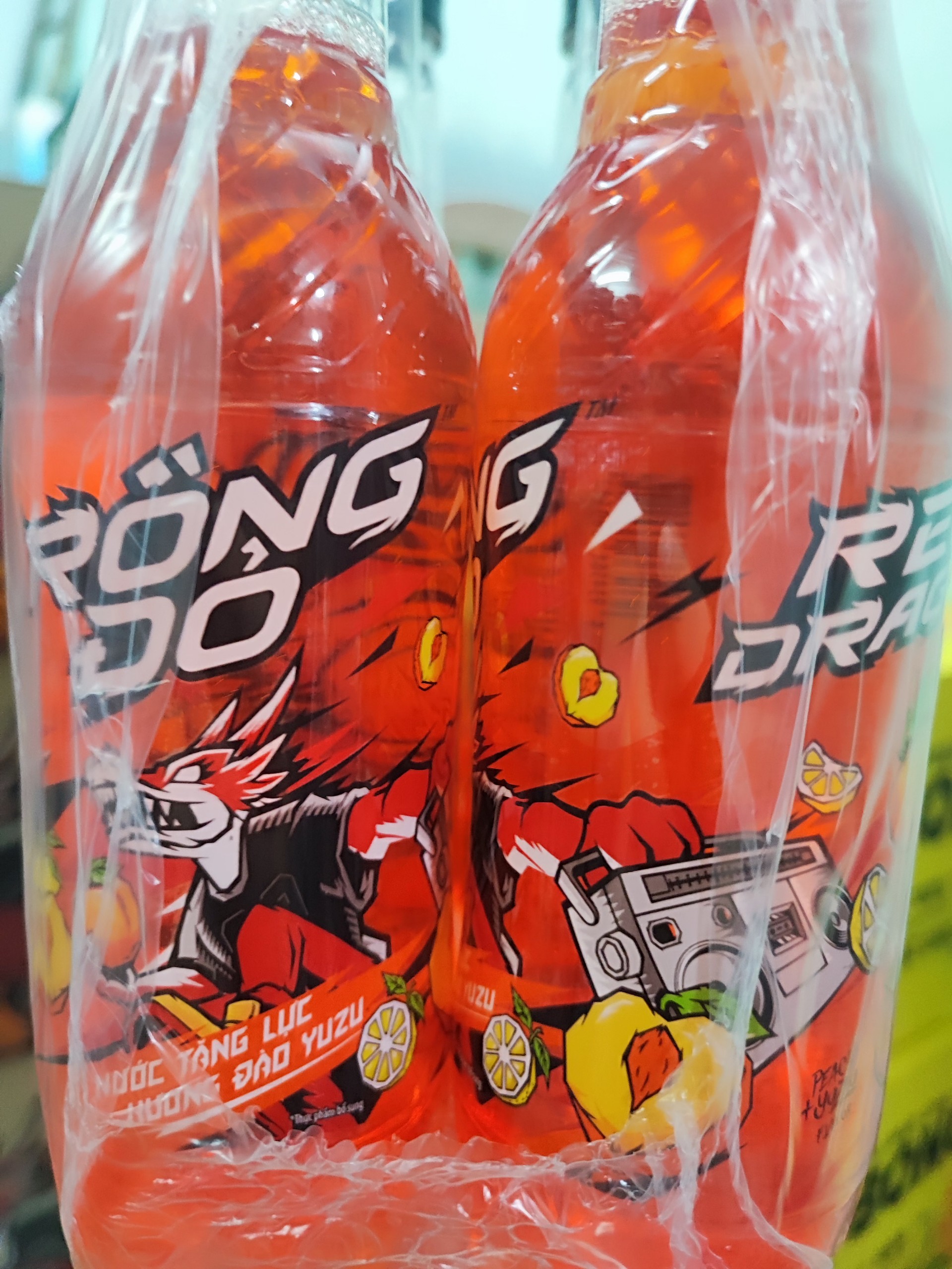 [ CHỈ GIAO HỎA TỐC HỒ CHÍ MINH ]  Rồng Đỏ Vị Đào Chai Thùng 24 Chai 330 Ml