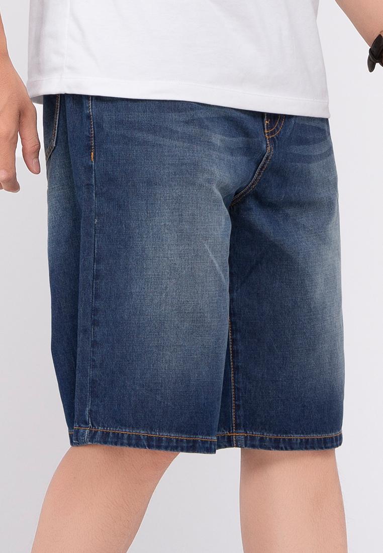 Quần Short Jeans Nam A91 JEANS 202 (Xanh đậm)