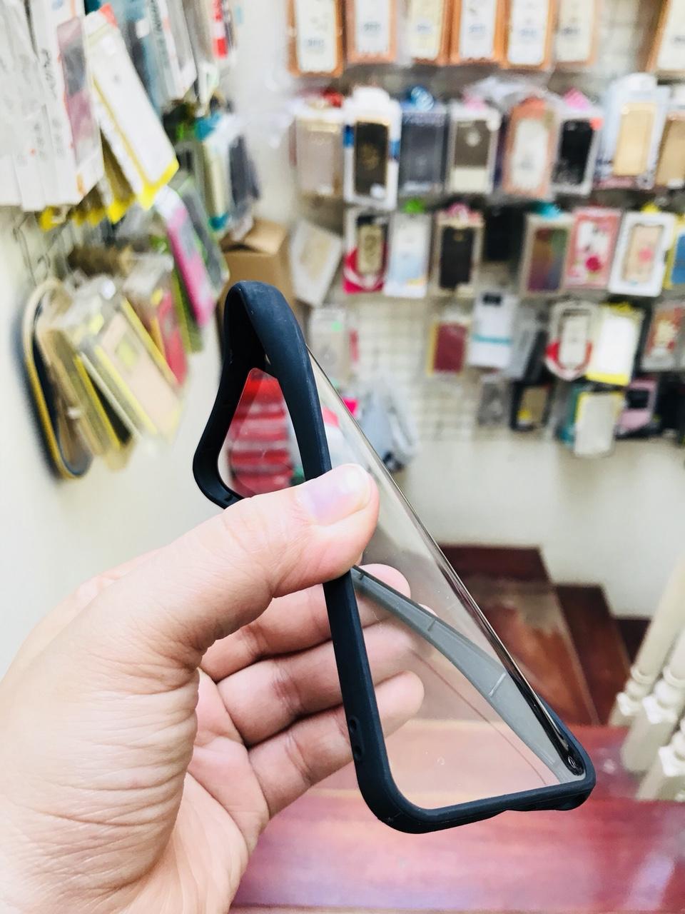 Ốp dẻo trong viền màu cho Iphone 5/5s - Đen