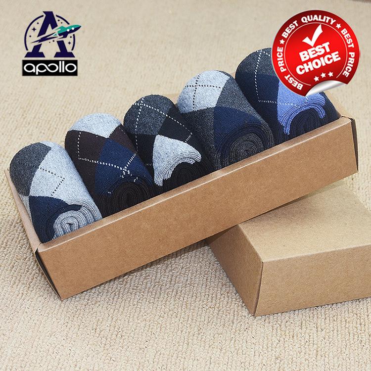Hộp 05 đôi tất (vớ) nam Apollo cao cấp