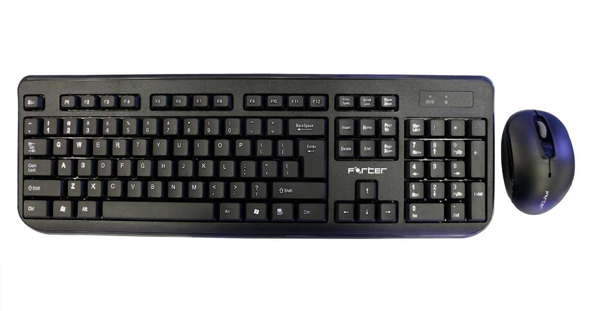 Bàn phím chuột không dây FORTER KM8600