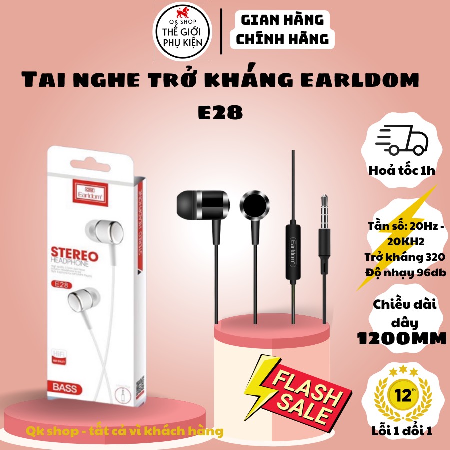 Tai nghe có dây earldom e28