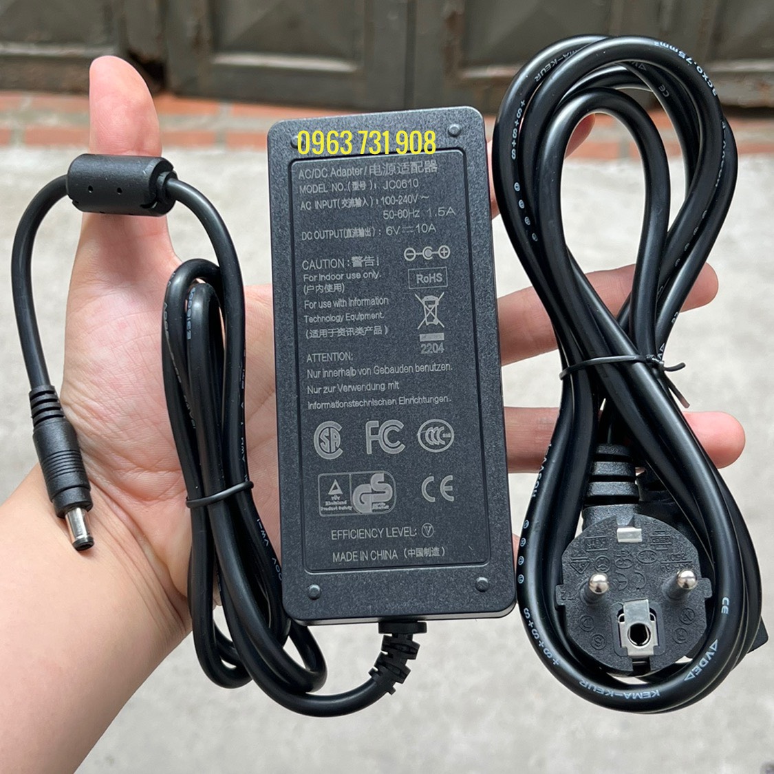 Adapter nguồn 6v 10a loại tốt
