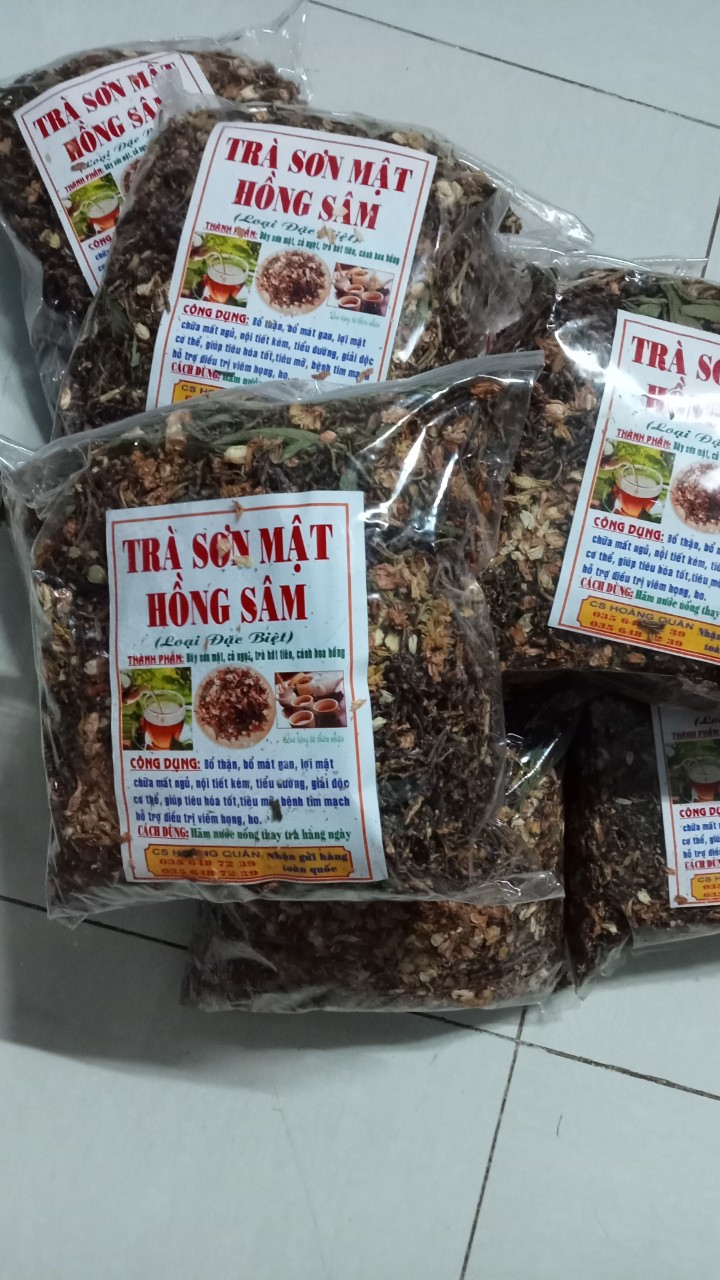 [GIÁ BÁN BUÔN] 1 Kg Trà Sơn Mật Hồng Sâm loại Đặc Biệt