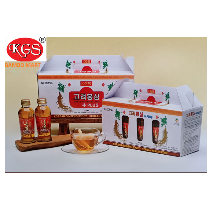 NƯỚC HỒNG SÂM CỦ HÀN QUỐC KGS 10 CHAI
