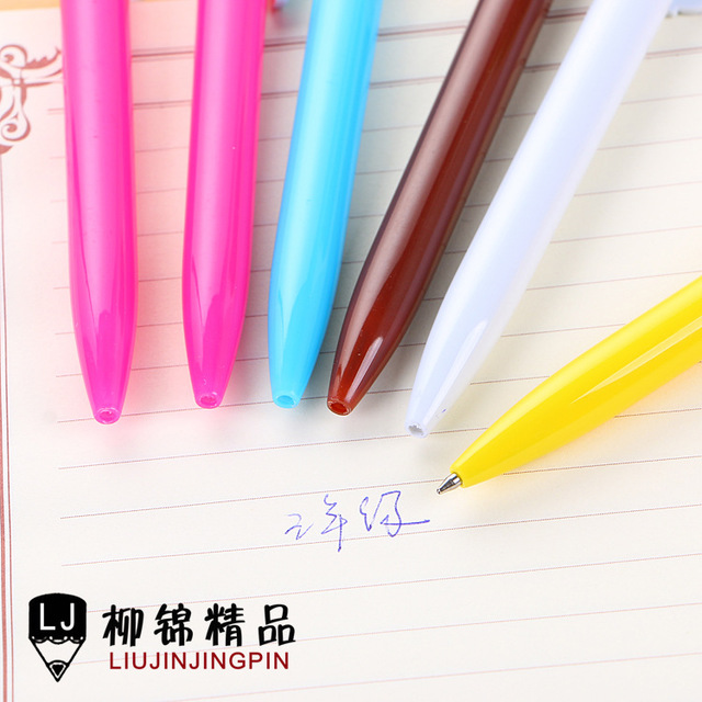 Combo 5 bút bi nhiều màu dễ thương cute
