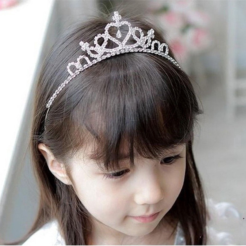 [HCM]Cài tóc vương miện đính đá lấp lánh cho bé - cài tóc công chúa