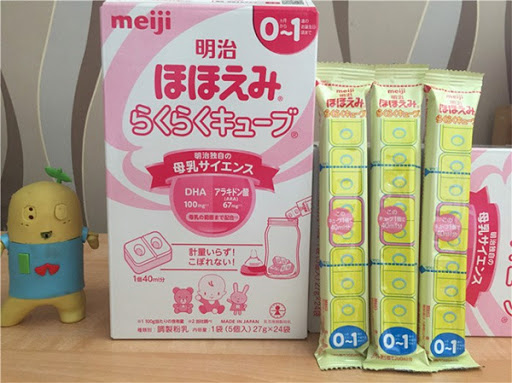 BÁN LẺ Sữa Meiji thanh nội địa số 0 cho bé 0 - 1 tuổi - NỘI ĐỊA NHẬT
