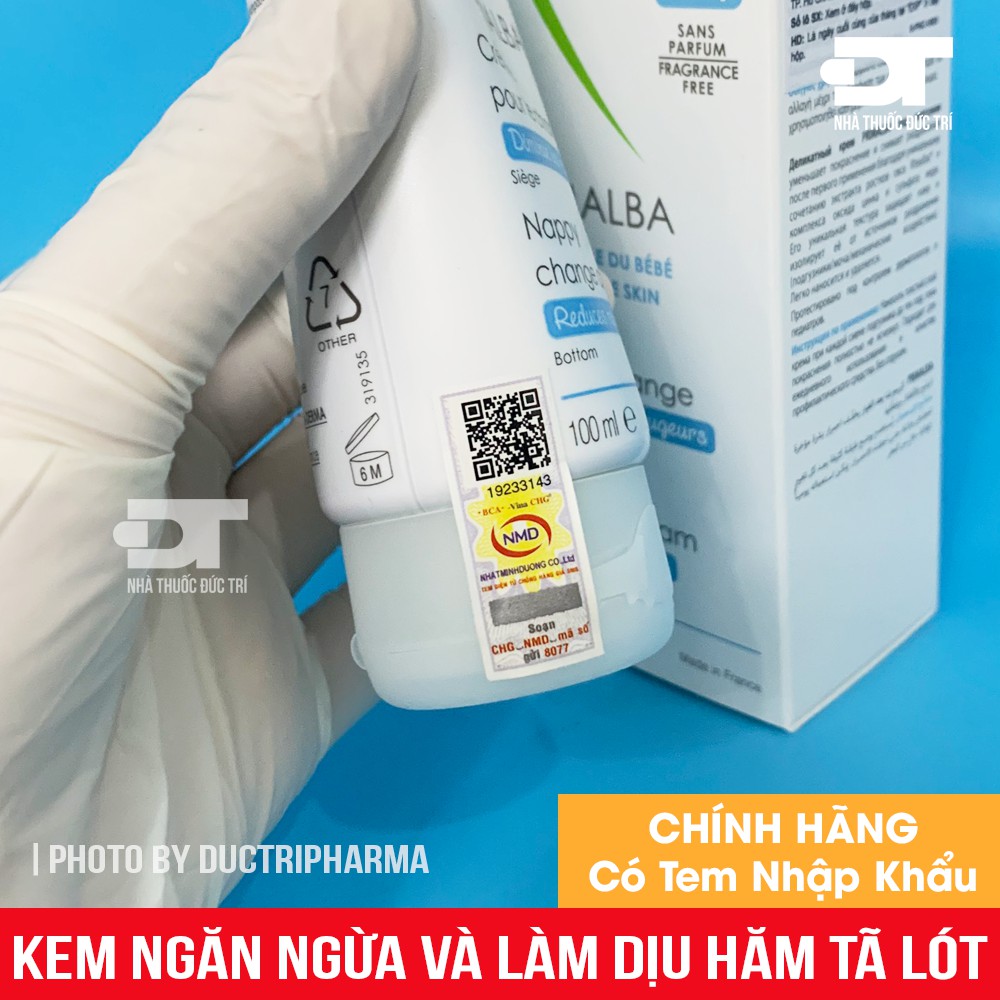 Kem hăm tã A-DERMA PRIMALBA Nappy Change Cream - ADERMA