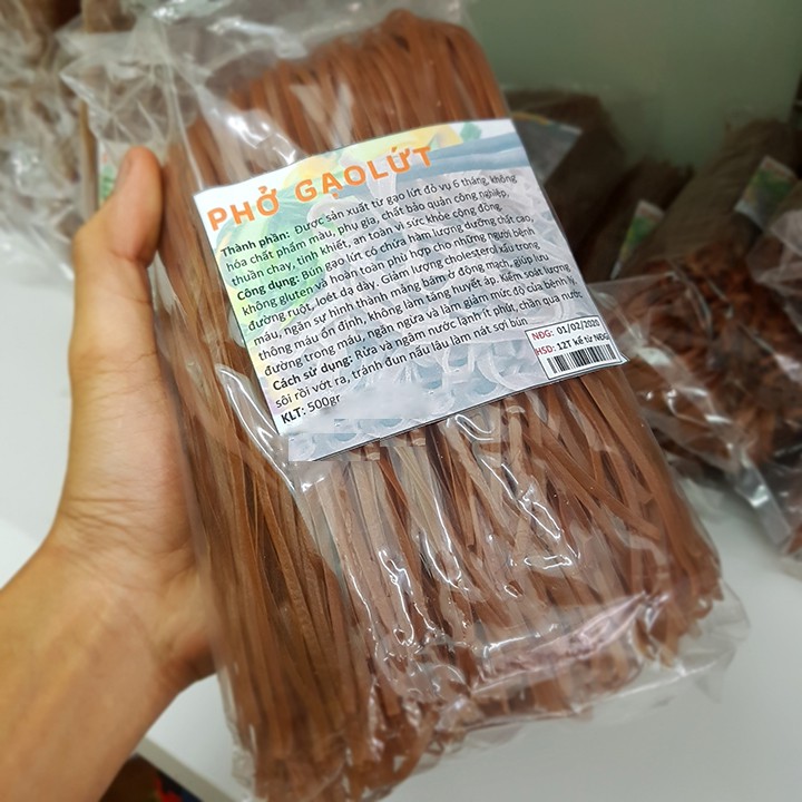 [FREESHIPMAX] Phở Gạo Lứt Đỏ Thực Dưỡng - 500gr
