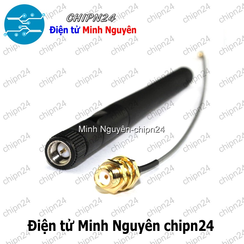 [1 cái] (Q57) Anten 2.4G Wifi IPEX SMA (dùng cho NRF24L01 CC2500) - HH003268