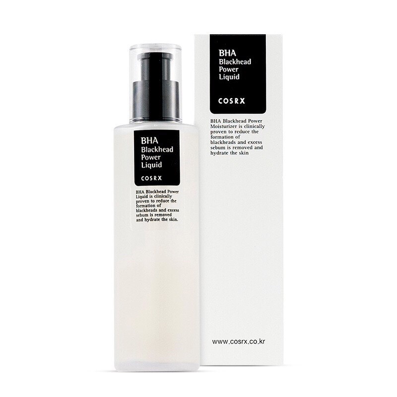 Dung dịch tẩy tế bào chết hoá học cosrx bha blackhead power liquid exfoliator 100ml