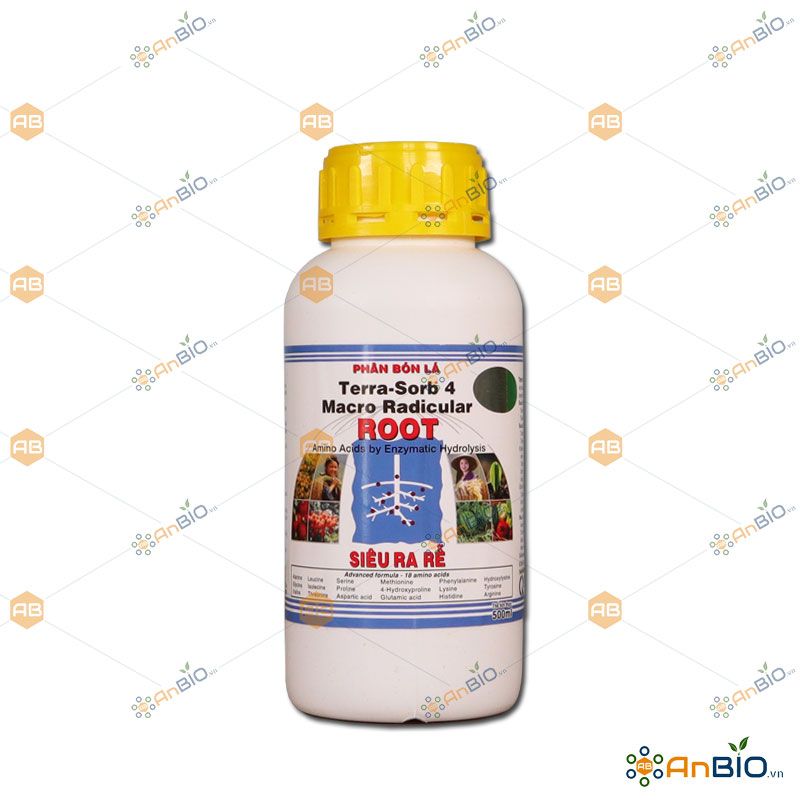 Phân bón hữu cơ terra-sorb 4 root chai 500ml siêu ra rễ vươn chồi đẹp trái - a2.1033