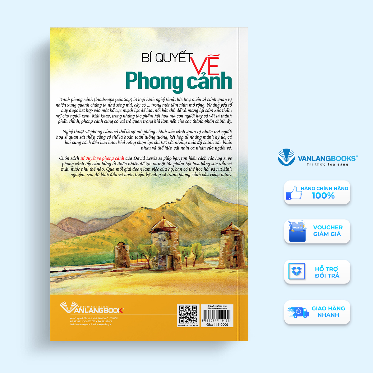 Sách - Bí Quyết Vẽ Phong Cảnh-Vanlangbooks