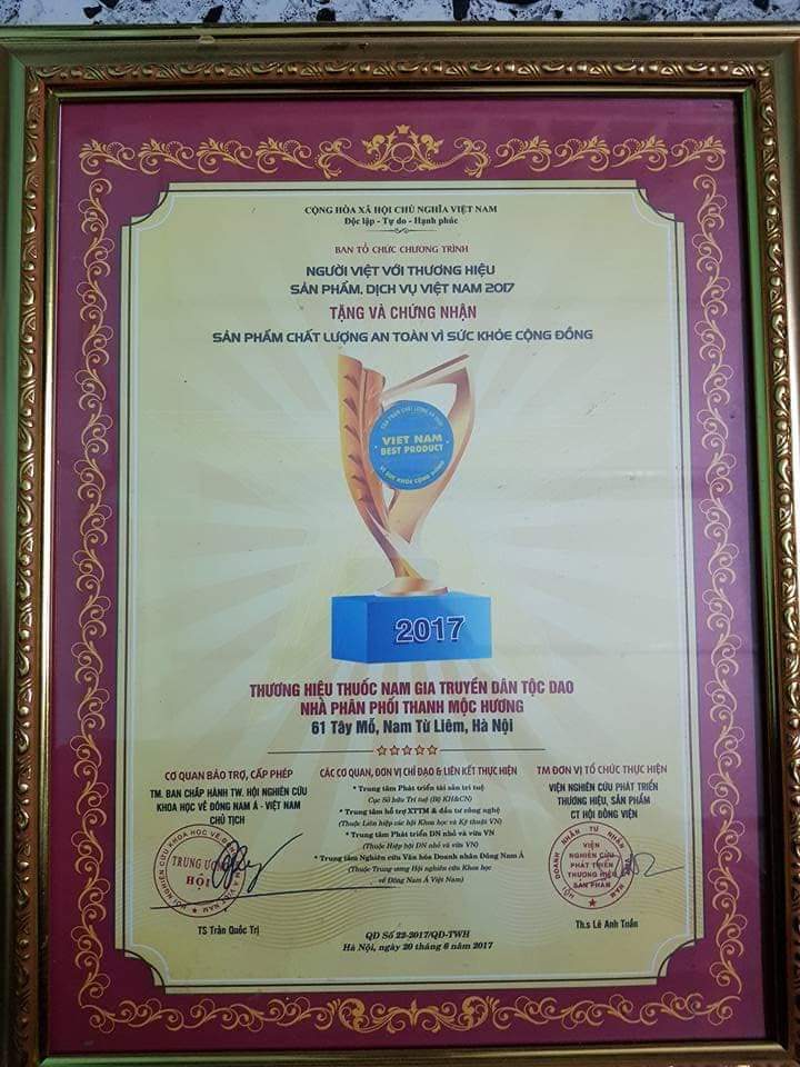 Xoa Bóp Thanh Mộc hương Dân Tộc Dao