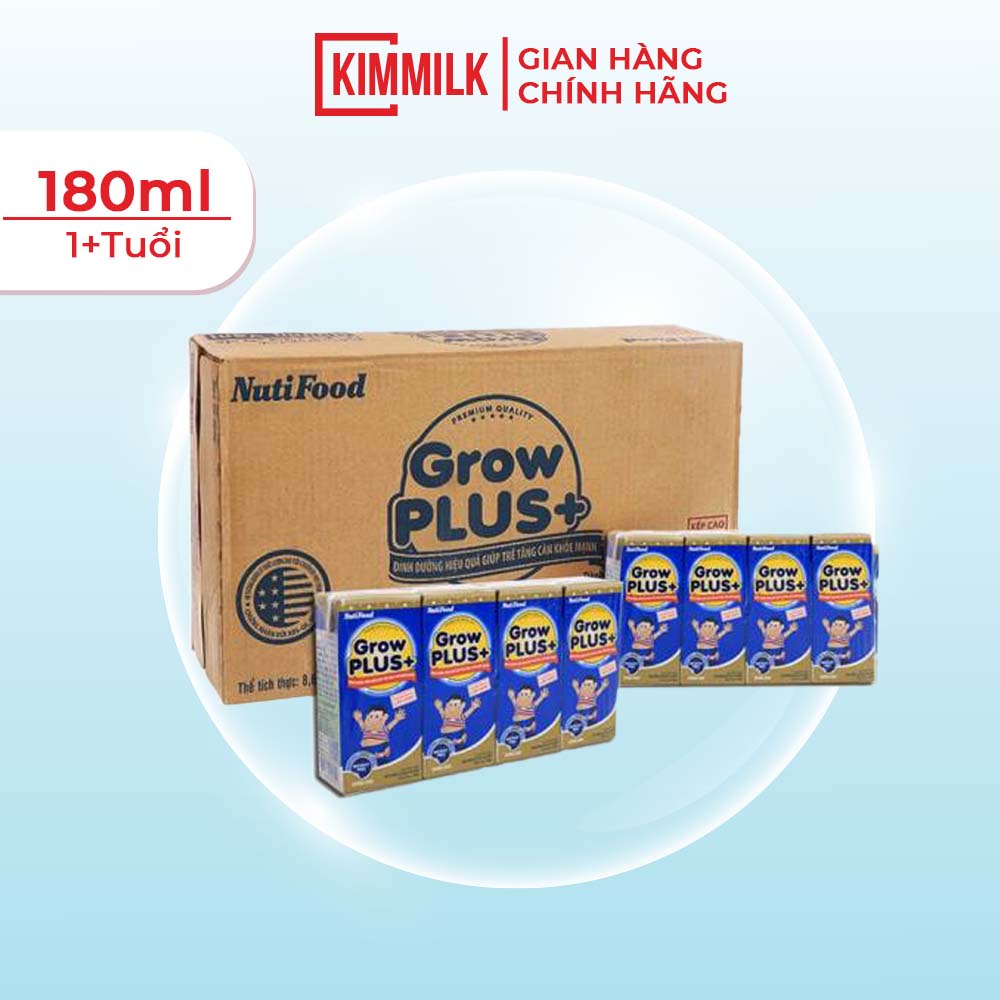 Sữa Pha Sẵn Nutifood Grow Plus Xanh 180ml