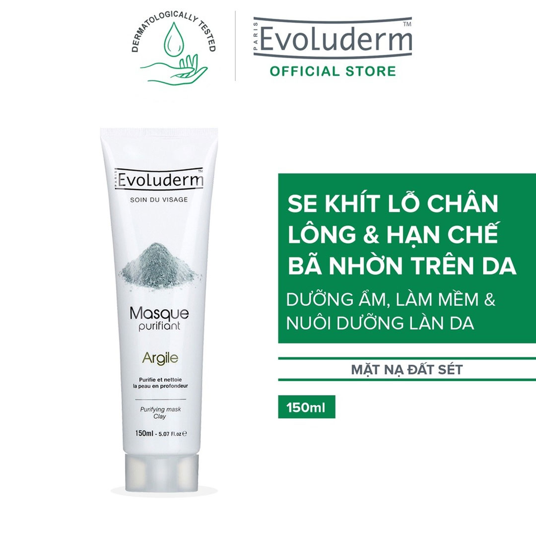 Mặt Nạ Bùn Xanh Masque Visage Evoluderm 150ml