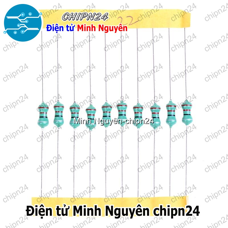 [10 cái] (K184) Cuộn cảm vạch 1/4W DIP 0307 (100uH/220uH/330uH/470uH/1MH/1.5MH/2.2MH/3.3MH/4.7MH/10MH)- [Chọn Loại] - HHH.00351
