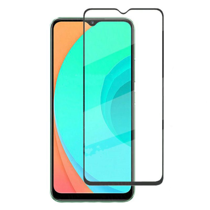 Kính cường lực realme c11/ c12/ c15/ c20 kính full màn hình full keo