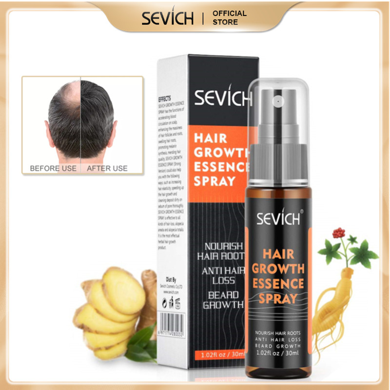 SEVICH Hair Growth Essence Natural Ginger Herbal Extract Fast Growth Hair