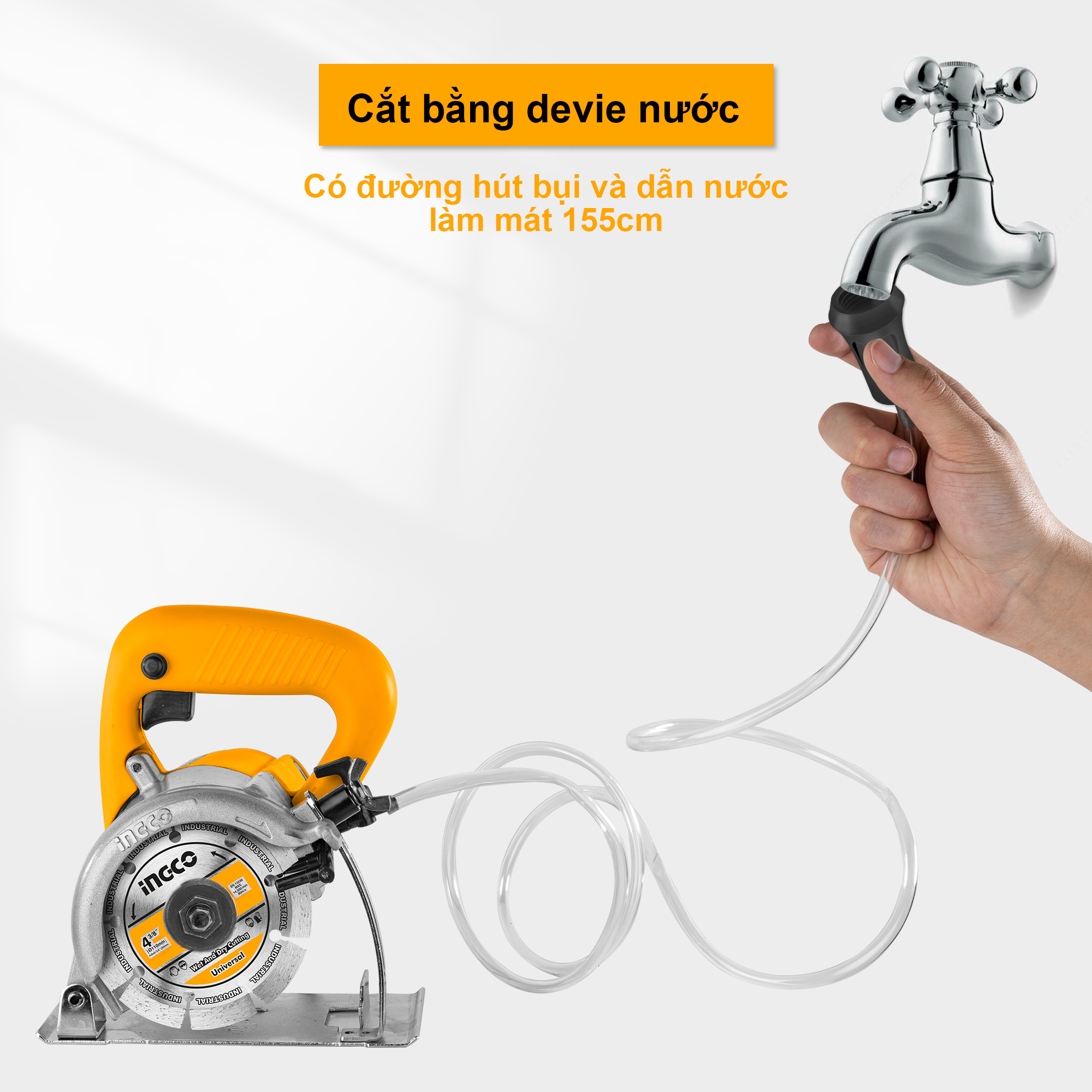 INGCO MC14008 Máy cắt đá granite