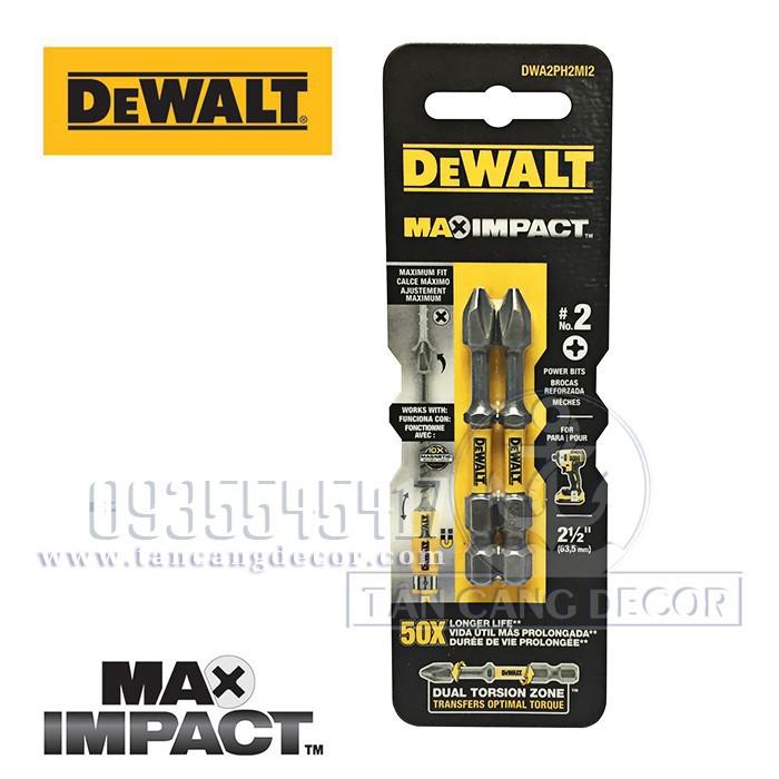 Bộ 2 Mũi Bắt Vít Dewalt MAXIMPACT
