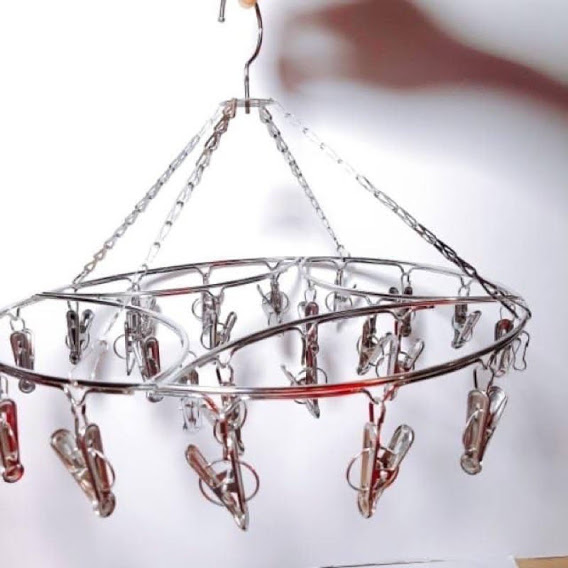 Móc dù tròn phơi quần áo bé
