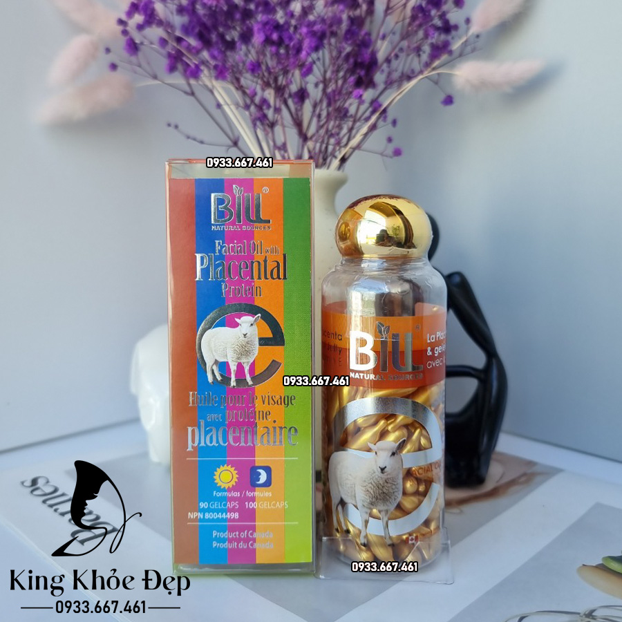 Viên bôi nhau thai cừu sữa ong chúa 100 viên