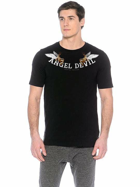 Áo thun TAY NGẮN Angel Devil (TAY LỠ IB)