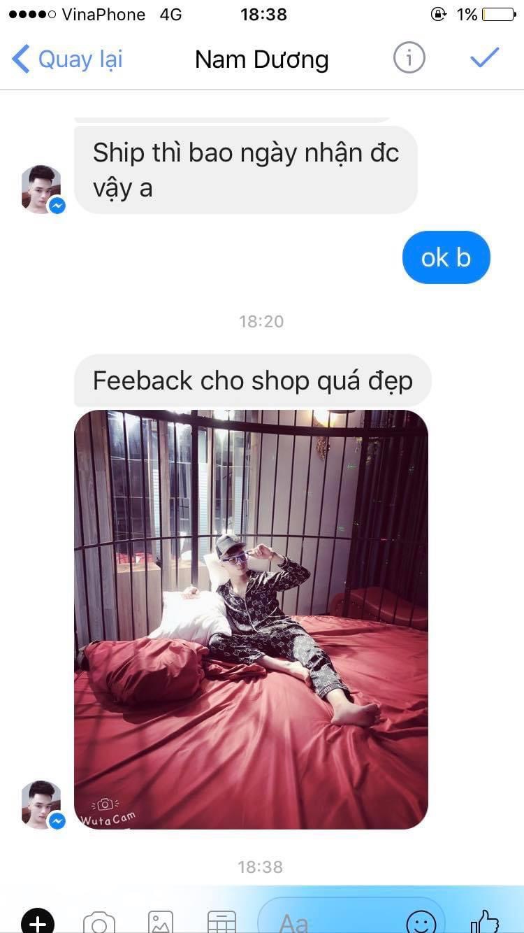 Bộ ngủ Pijama ggucci vải cao cấp