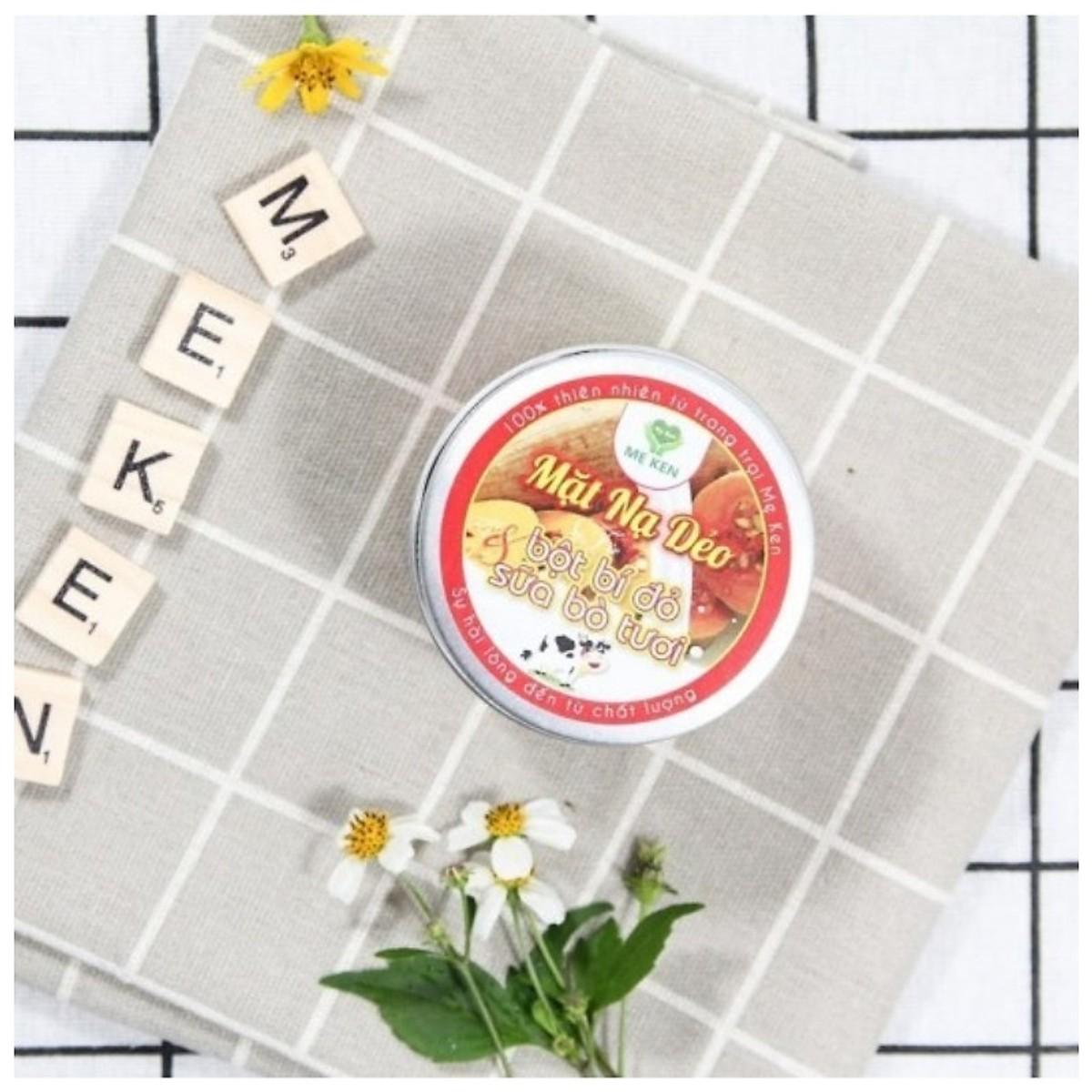 [FREESHIP MAX]MẶT NẠ DẺO BÍ ĐỎ SỮA BÒ TƯƠI 100ML MẸ KEN [Laure Beauty]