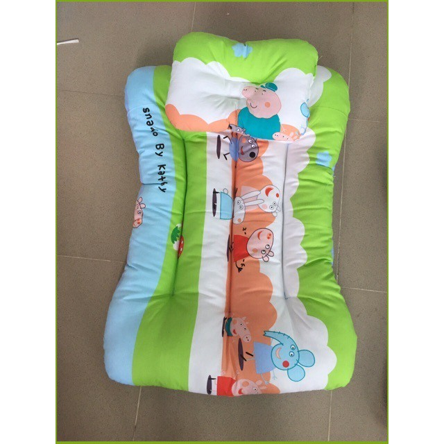[HCM]Bộ nệm gối cho bé sơ sinh dày 10cm ( nằm siêu mát)