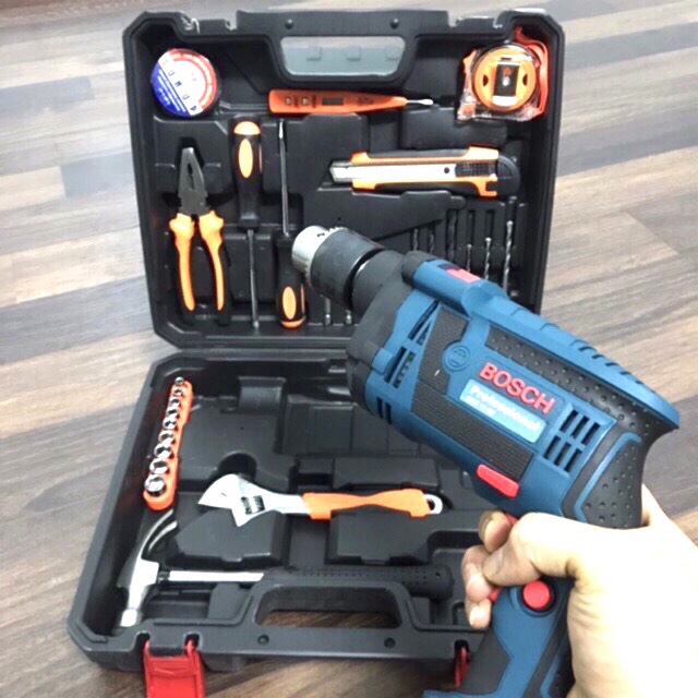 Máy Khoan 13ly kèm phụ kiện