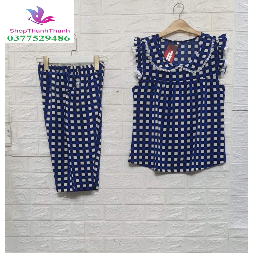 CARO lửng Lụa Đồ bộ mặc nhà Big Size ShopThanhThanh
