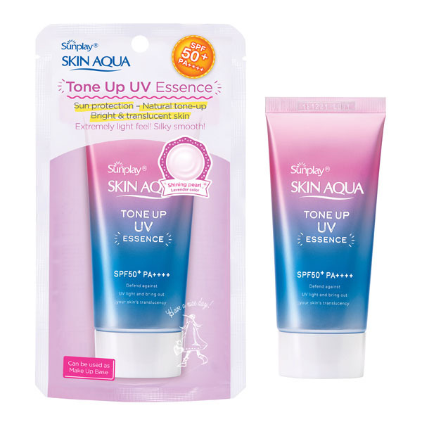 Tinh chất chống nắng hiệu chỉnh sắc da - Sunplay Skin Aqua Tone Up UV Essence Lavender cao cấp