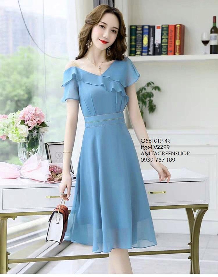 Q681019  ĐẦM XÒE RỚT VAI DUYÊN DÁNG