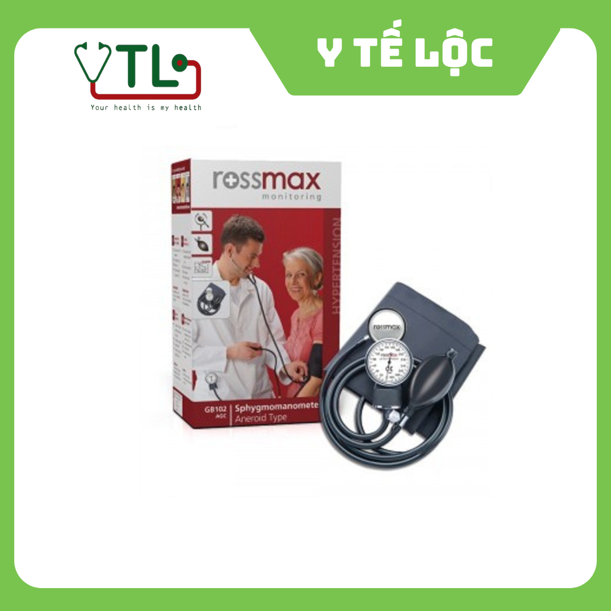 Máy Đo Huyết Áp Cơ Rossmax đã kèm ống nghe