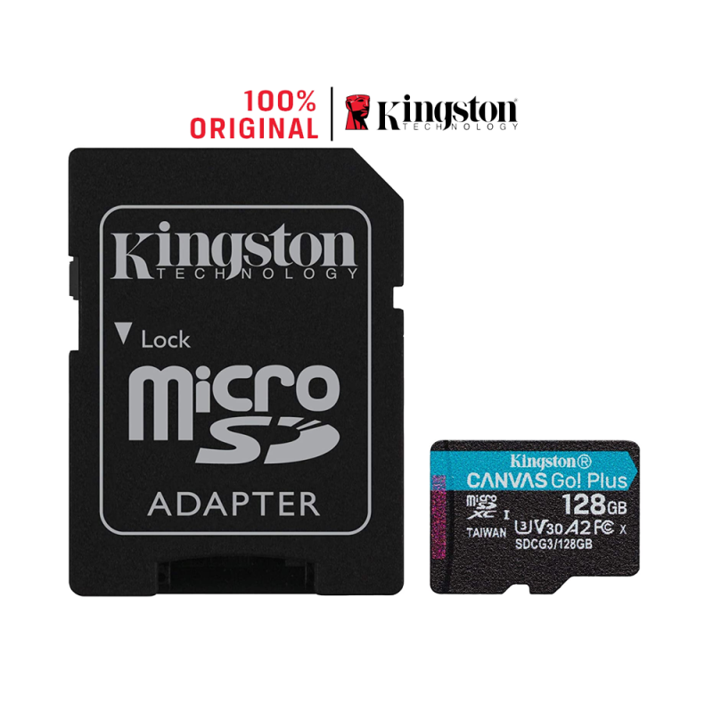 Thẻ Nhớ Kingston 128GB microSDXC Canvas Go Plus 170MB/s SDCG3/128GB