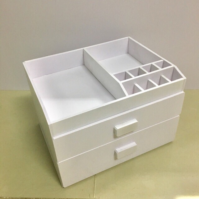 Tủ đựng mỹ phẩm 2 hộc kéo 26x20x17cm