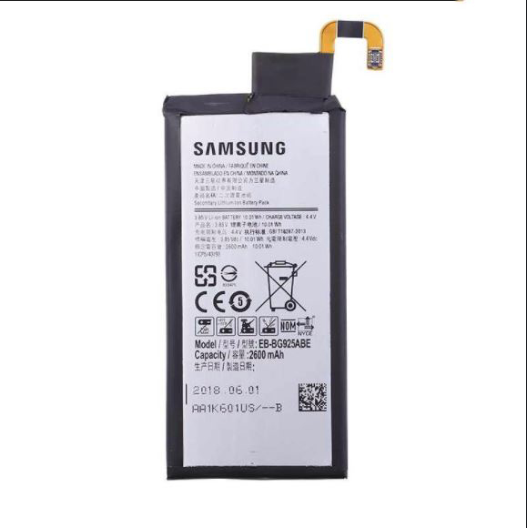 PIN SAMSUNG S6 EDGE (EB-BG925ABE/2600mAh) ( LOẠI 1 BẢO HÀNH 6 THÁNG )