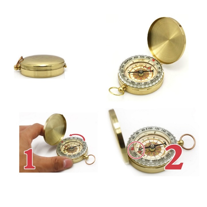 LA BÀN ĐỒNG THAU COMPASS- CBS120