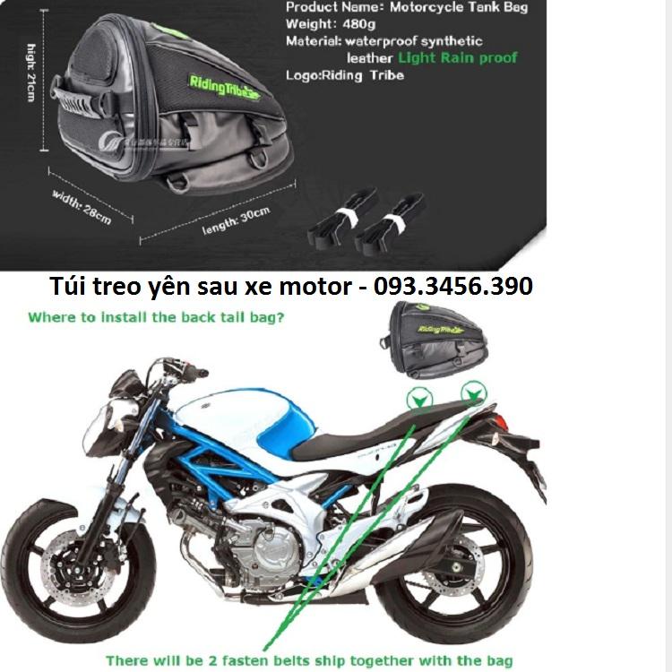 Túi treo yên sau xe máy, moto