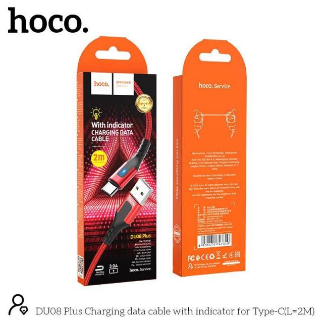 Dây Cáp Sạc Nhanh Hoco DU08 Lightning-Micro-Type C