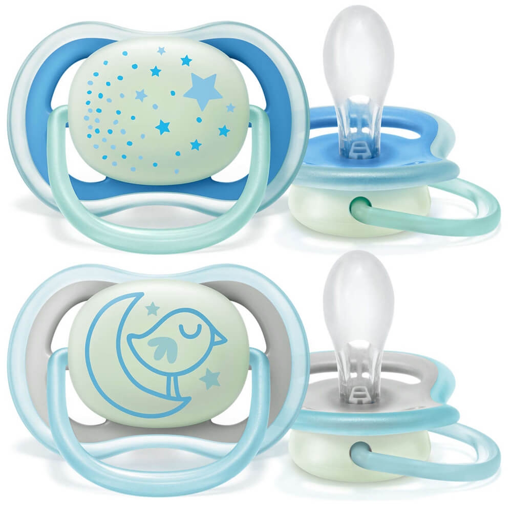 Ty ngậm Philips Avent ban đêm (SCF376/21, 6-18M, vỉ đôi)