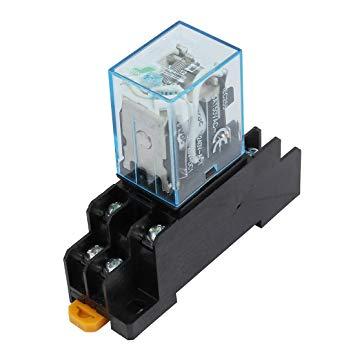 Relay 220V - Rơle Trung Gian 8 Chân Kèm Đế Vặn Ốc