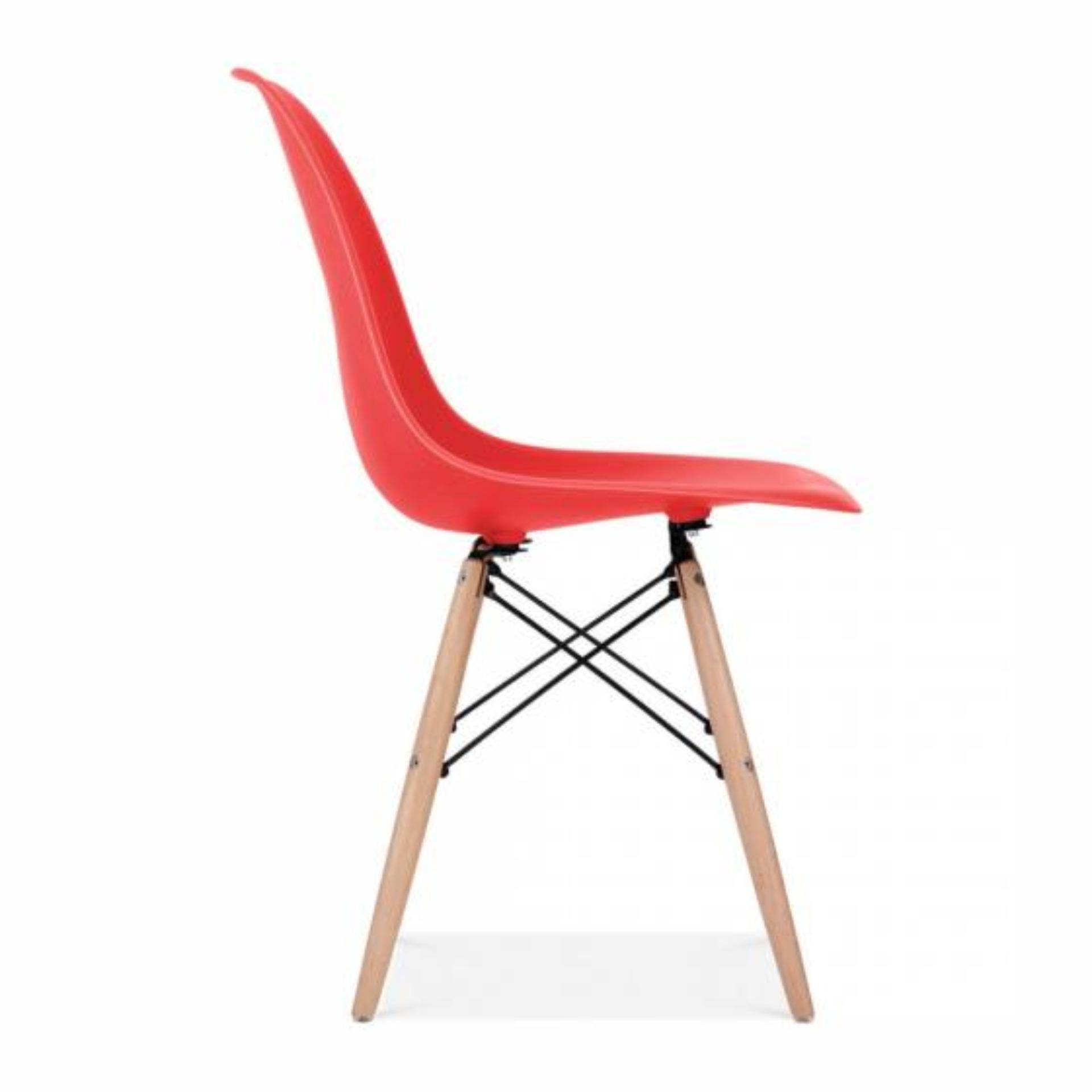 Ghế Nhựa Chân Gỗ Eames